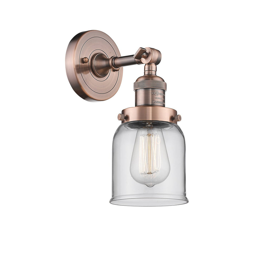 Innovations Franklin Restoration 203-AC-G52 Wall Sconce Light - Antique Copper
