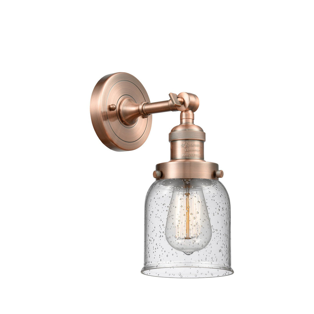 Innovations Franklin Restoration 203-AC-G54 Wall Sconce Light - Antique Copper
