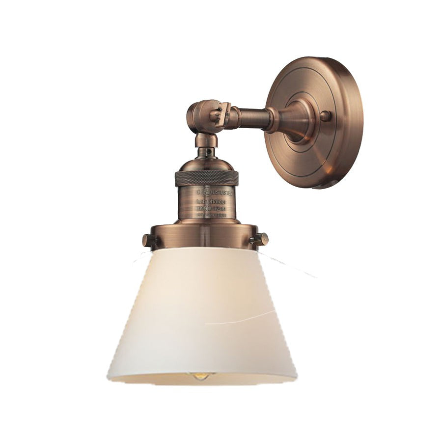 Innovations Franklin Restoration 203-AC-G61 Wall Sconce Light - Antique Copper