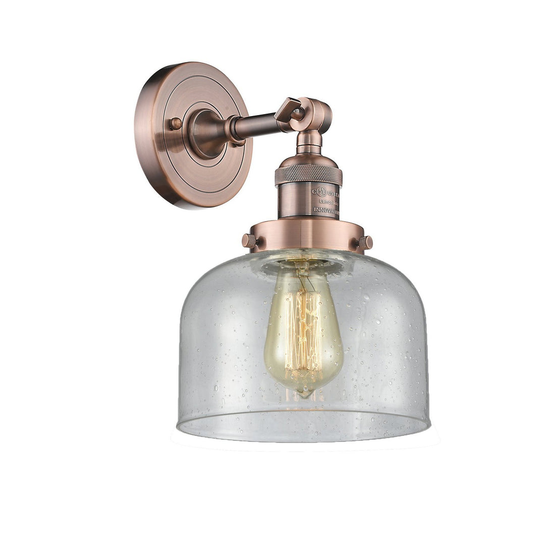 Innovations Franklin Restoration 203-AC-G74 Wall Sconce Light - Antique Copper