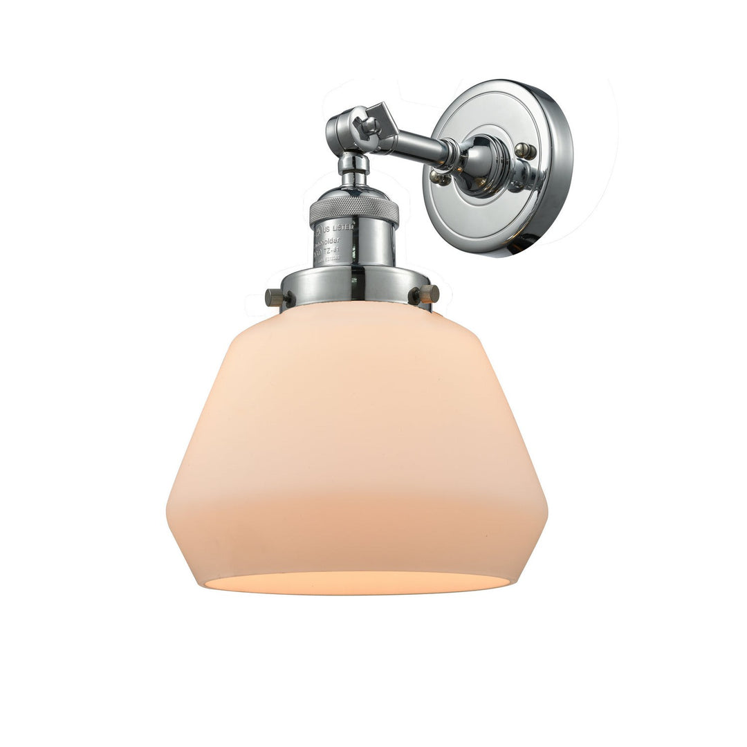 Innovations Franklin Restoration 203-PC-G171 Wall Sconce Light - Polished Chrome