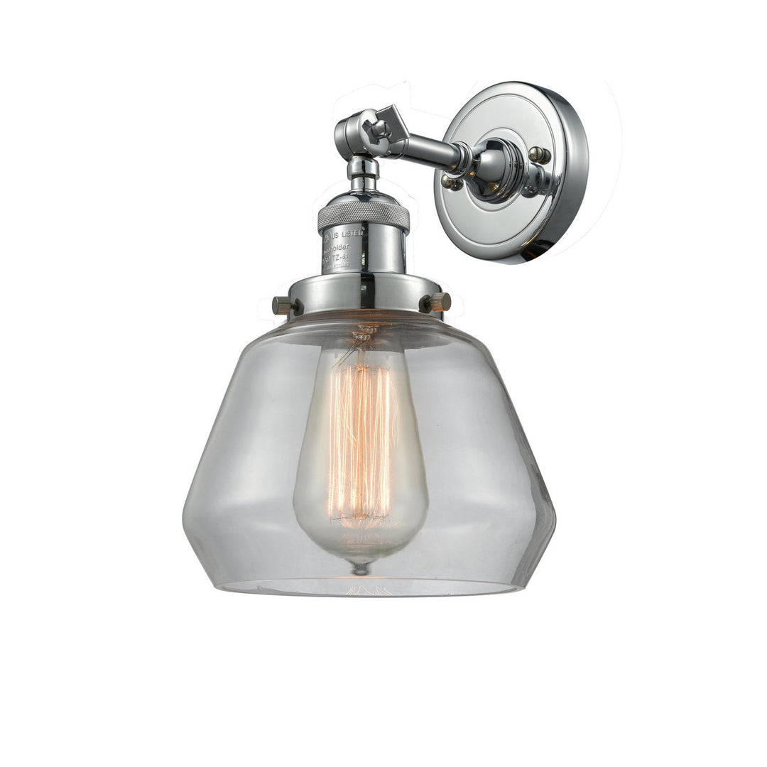 Innovations Franklin Restoration 203-PC-G172 Wall Sconce Light - Polished Chrome