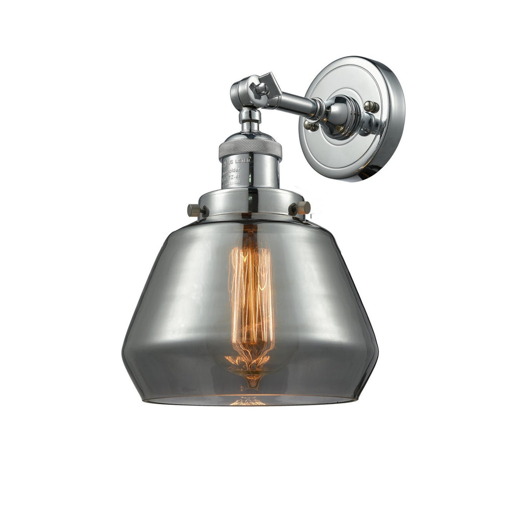 Innovations Franklin Restoration 203-PC-G173 Wall Sconce Light - Polished Chrome
