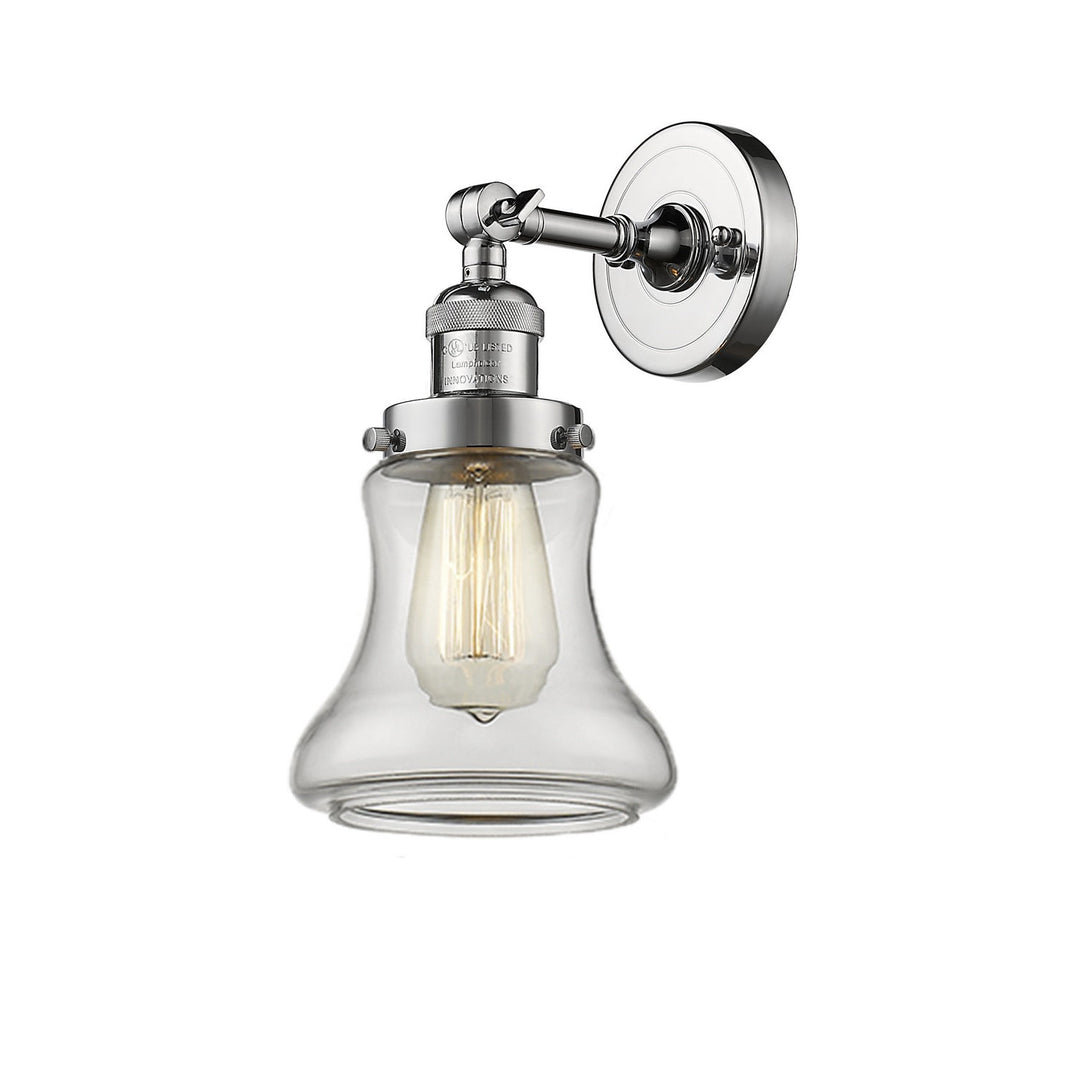 Innovations Franklin Restoration 203-PC-G192 Wall Sconce Light - Polished Chrome