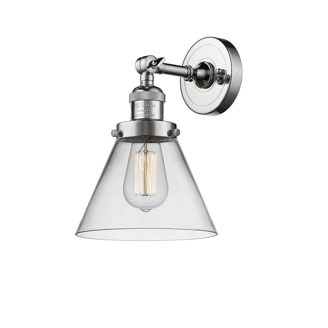 Innovations Franklin Restoration 203-PC-G42 Wall Sconce Light - Polished Chrome
