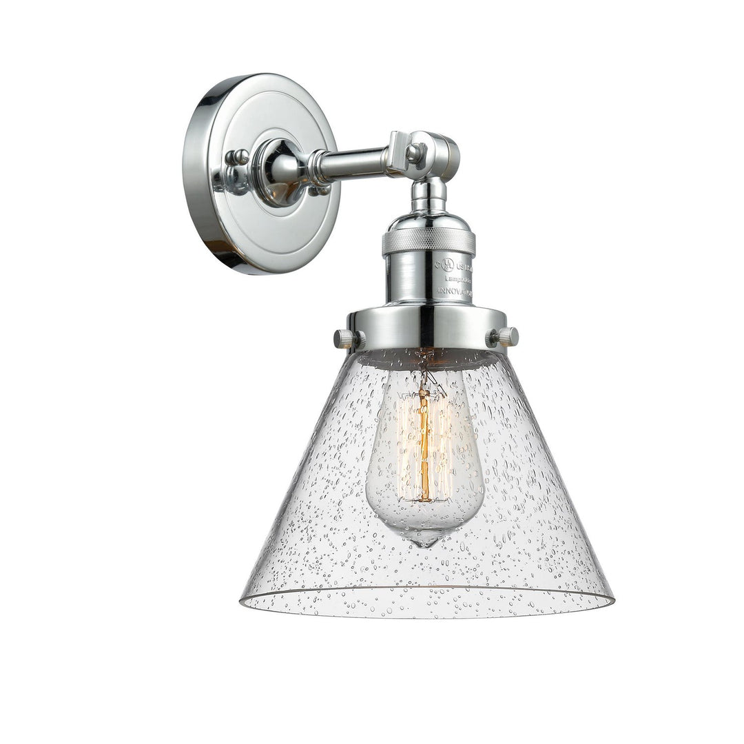 Innovations Franklin Restoration 203-PC-G44 Wall Sconce Light - Polished Chrome