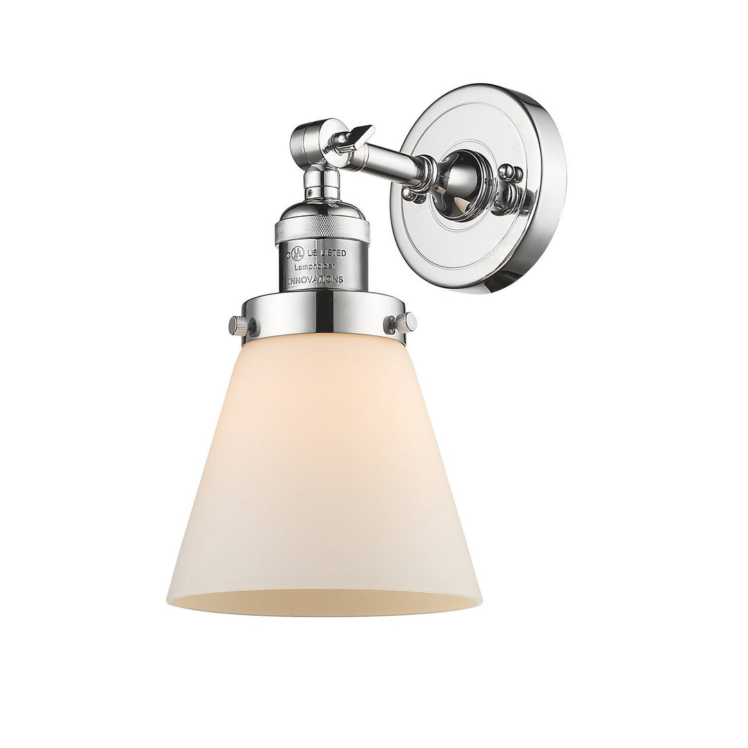 Innovations Franklin Restoration 203-PC-G61 Wall Sconce Light - Polished Chrome
