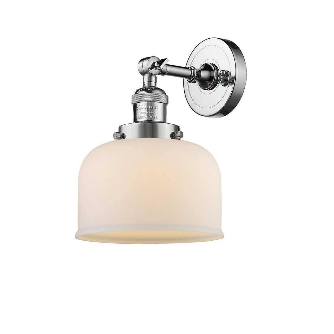 Innovations Franklin Restoration 203-PC-G71 Wall Sconce Light - Polished Chrome