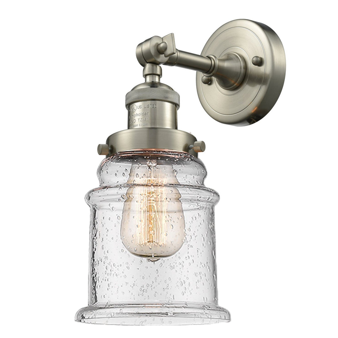 Innovations Franklin Restoration 203-PN-G184 Wall Sconce Light - Polished Nickel