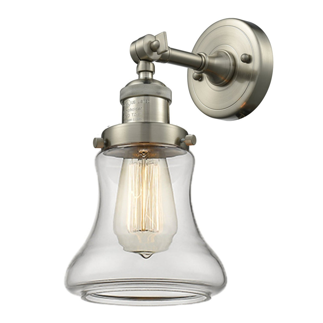 Innovations Franklin Restoration 203-PN-G192 Wall Sconce Light - Polished Nickel