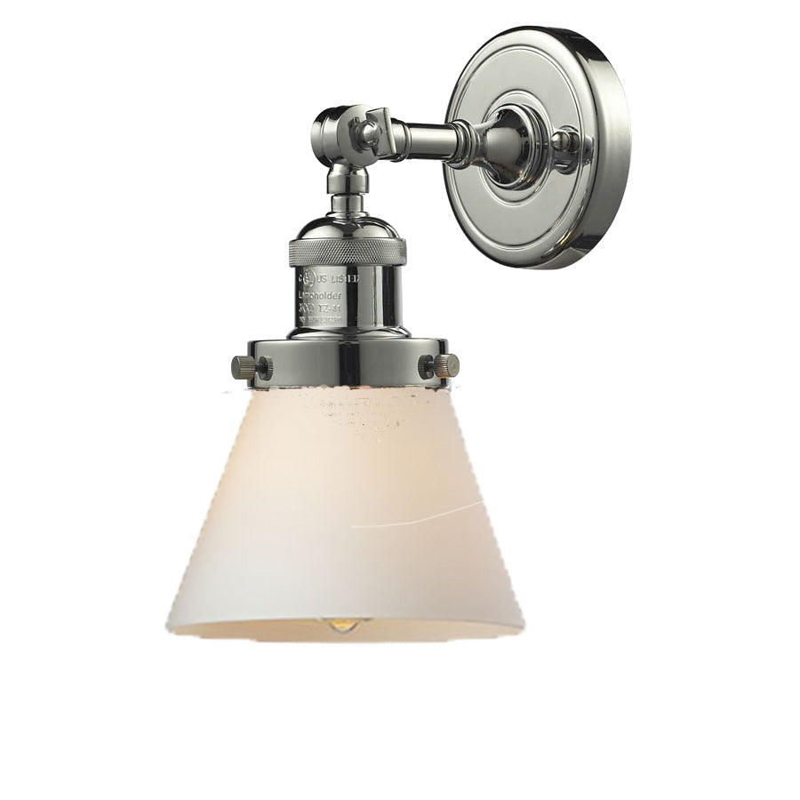 Innovations Franklin Restoration 203-PN-G61 Wall Sconce Light - Polished Nickel