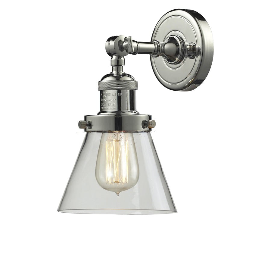 Innovations Franklin Restoration 203-PN-G62 Wall Sconce Light - Polished Nickel