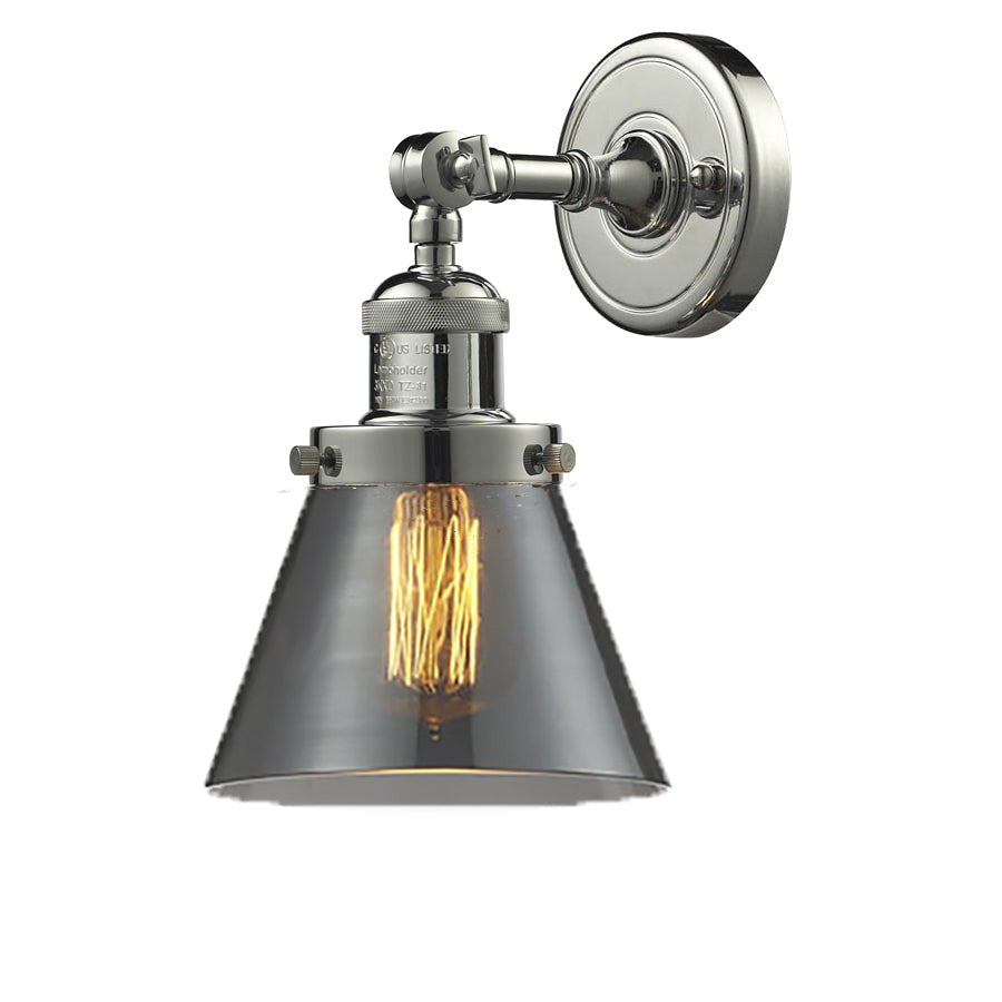 Innovations Franklin Restoration 203-PN-G63 Wall Sconce Light - Polished Nickel
