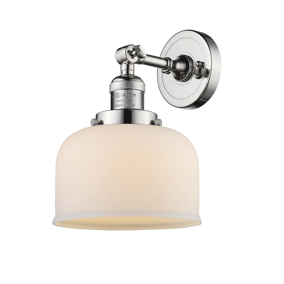 Innovations Franklin Restoration 203-PN-G71 Wall Sconce Light - Polished Nickel