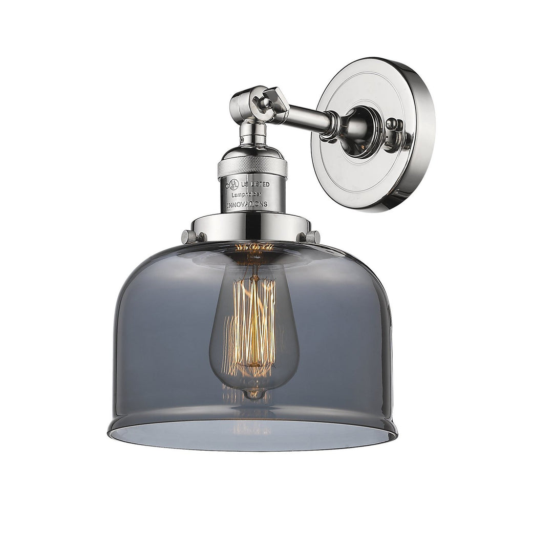 Innovations Franklin Restoration 203-PN-G73 Wall Sconce Light - Polished Nickel