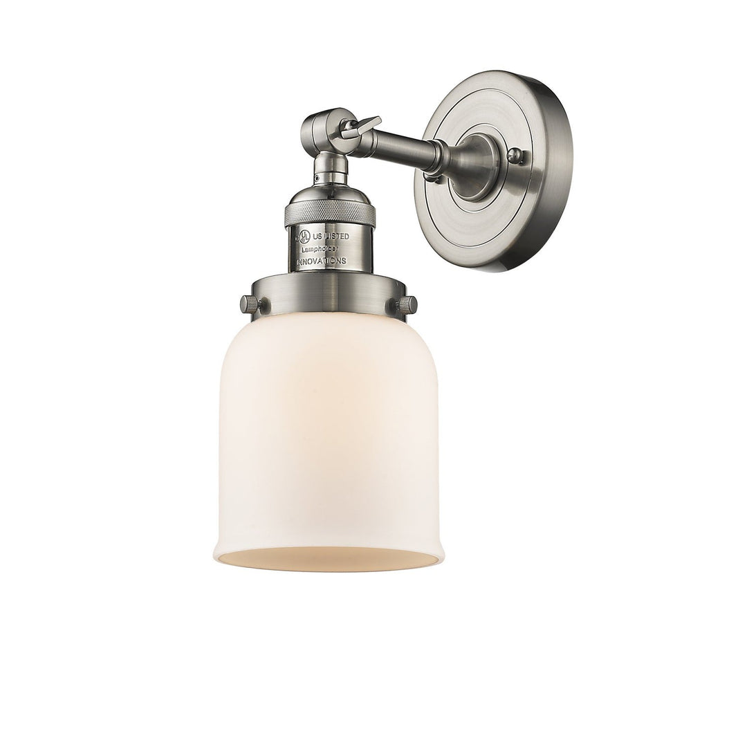 Innovations Franklin Restoration 203-SN-G51 Wall Sconce Light - Brushed Satin Nickel