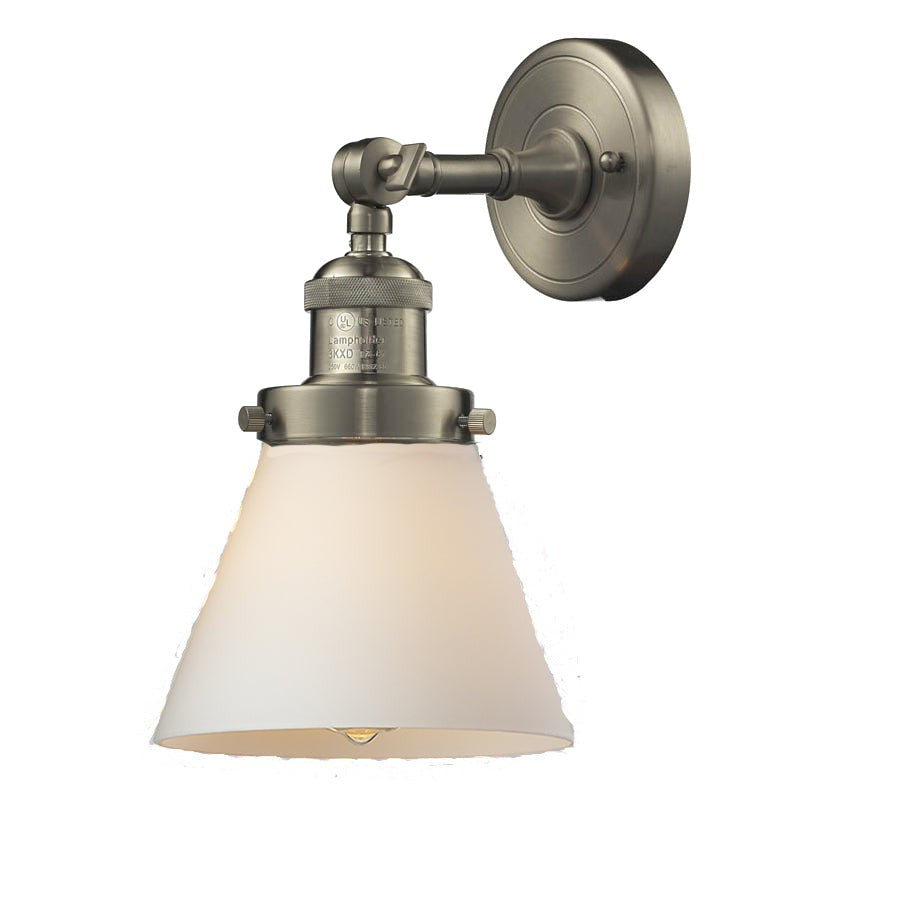Innovations Franklin Restoration 203-SN-G61 Wall Sconce Light - Brushed Satin Nickel