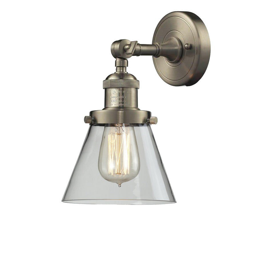 Innovations Franklin Restoration 203-SN-G62 Wall Sconce Light - Brushed Satin Nickel
