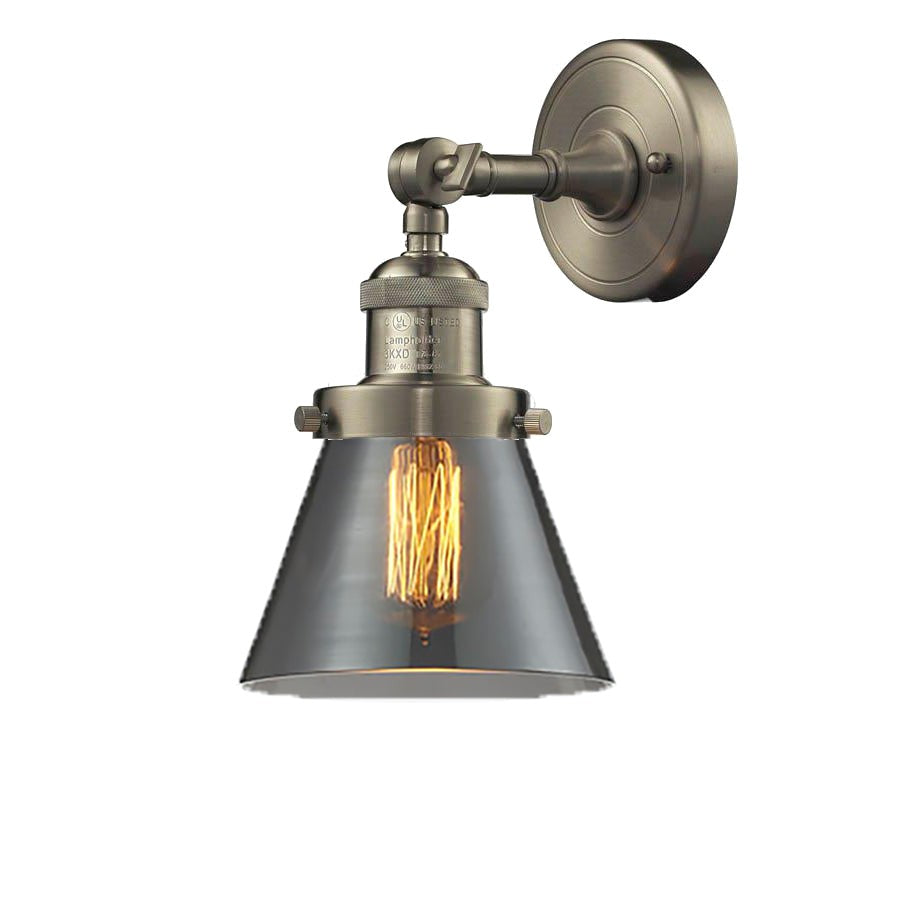 Innovations Franklin Restoration 203-SN-G63 Wall Sconce Light - Brushed Satin Nickel