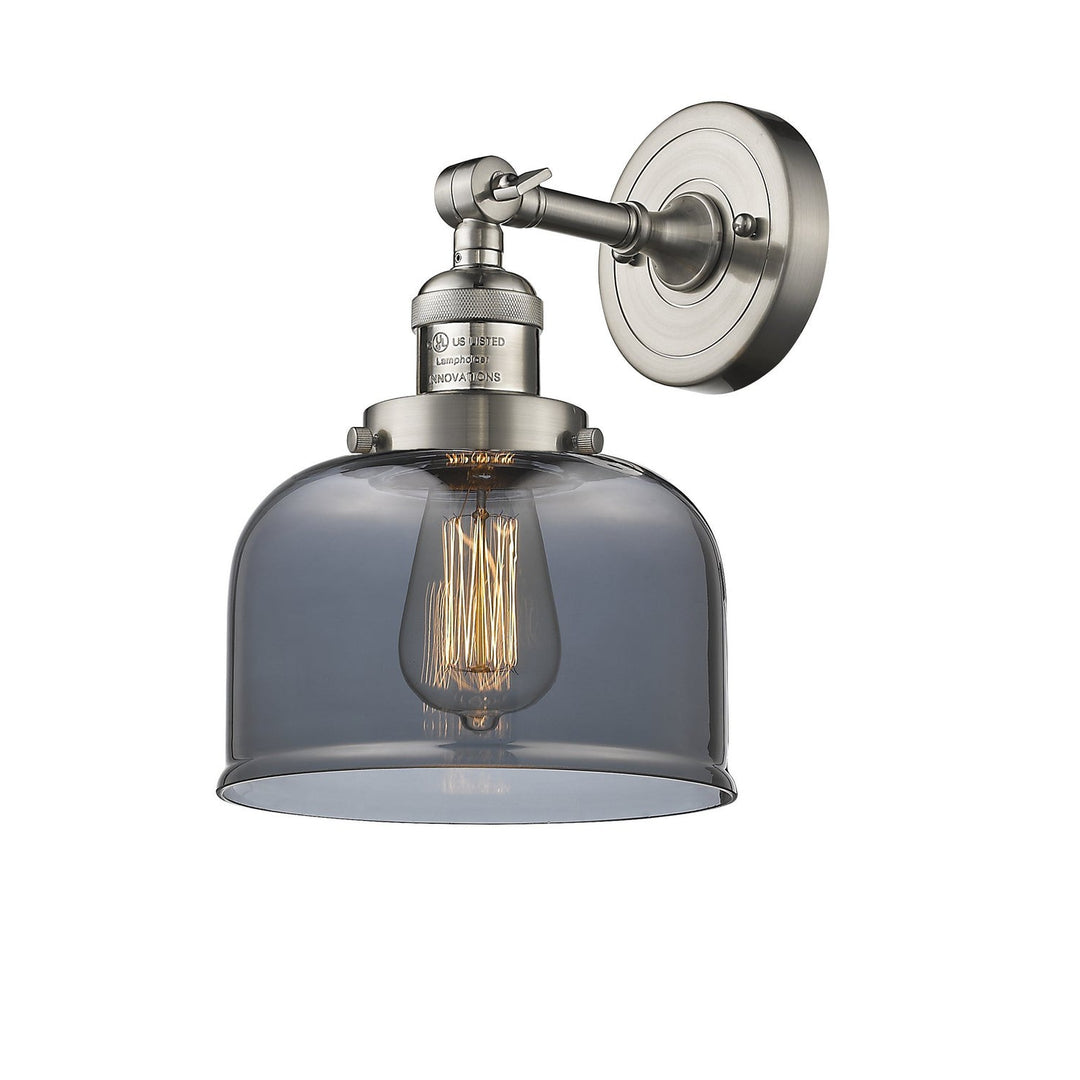Innovations Franklin Restoration 203-SN-G73 Wall Sconce Light - Brushed Satin Nickel