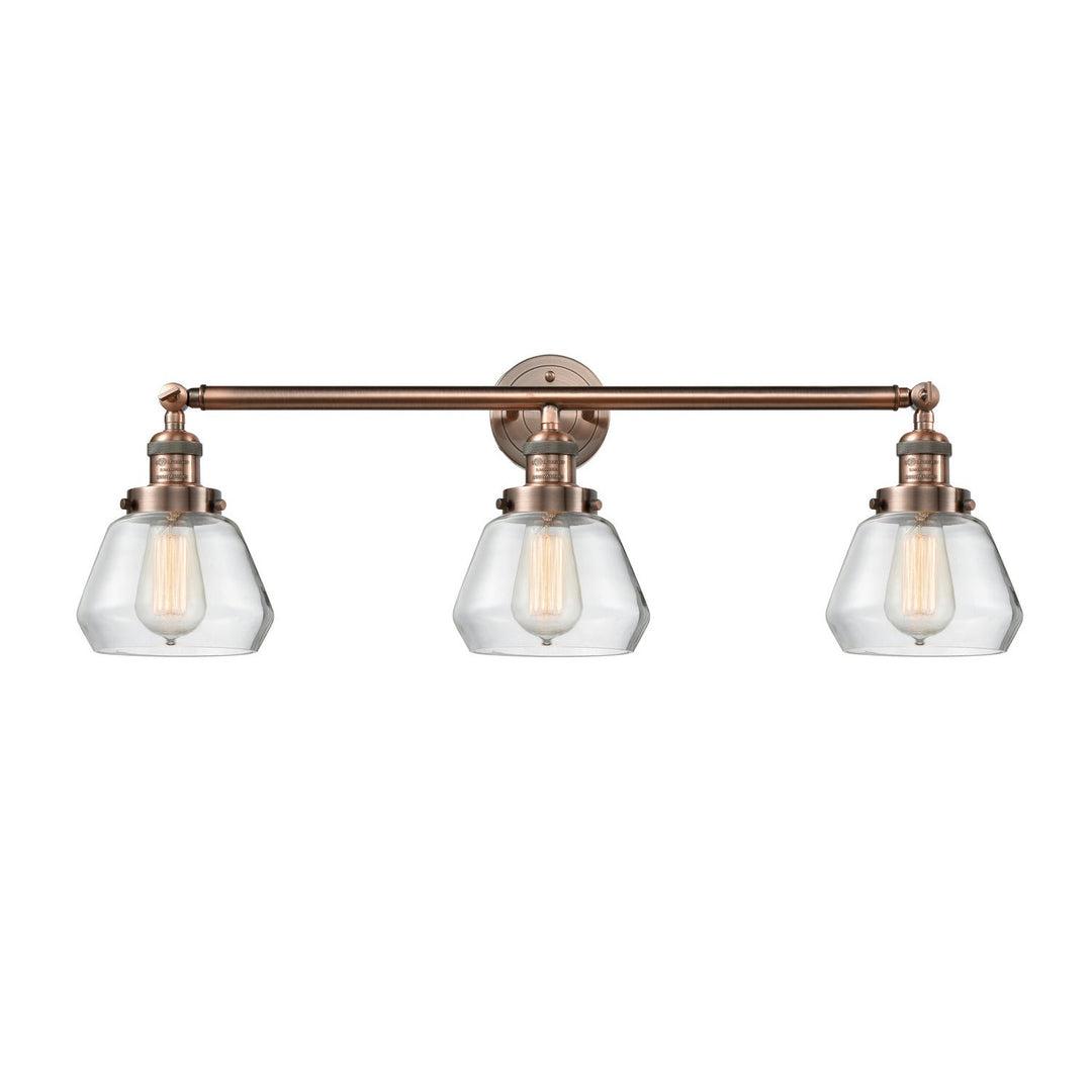 Innovations Franklin Restoration 205-AC-G172 Bath Vanity Light 30 in. wide - Antique Copper