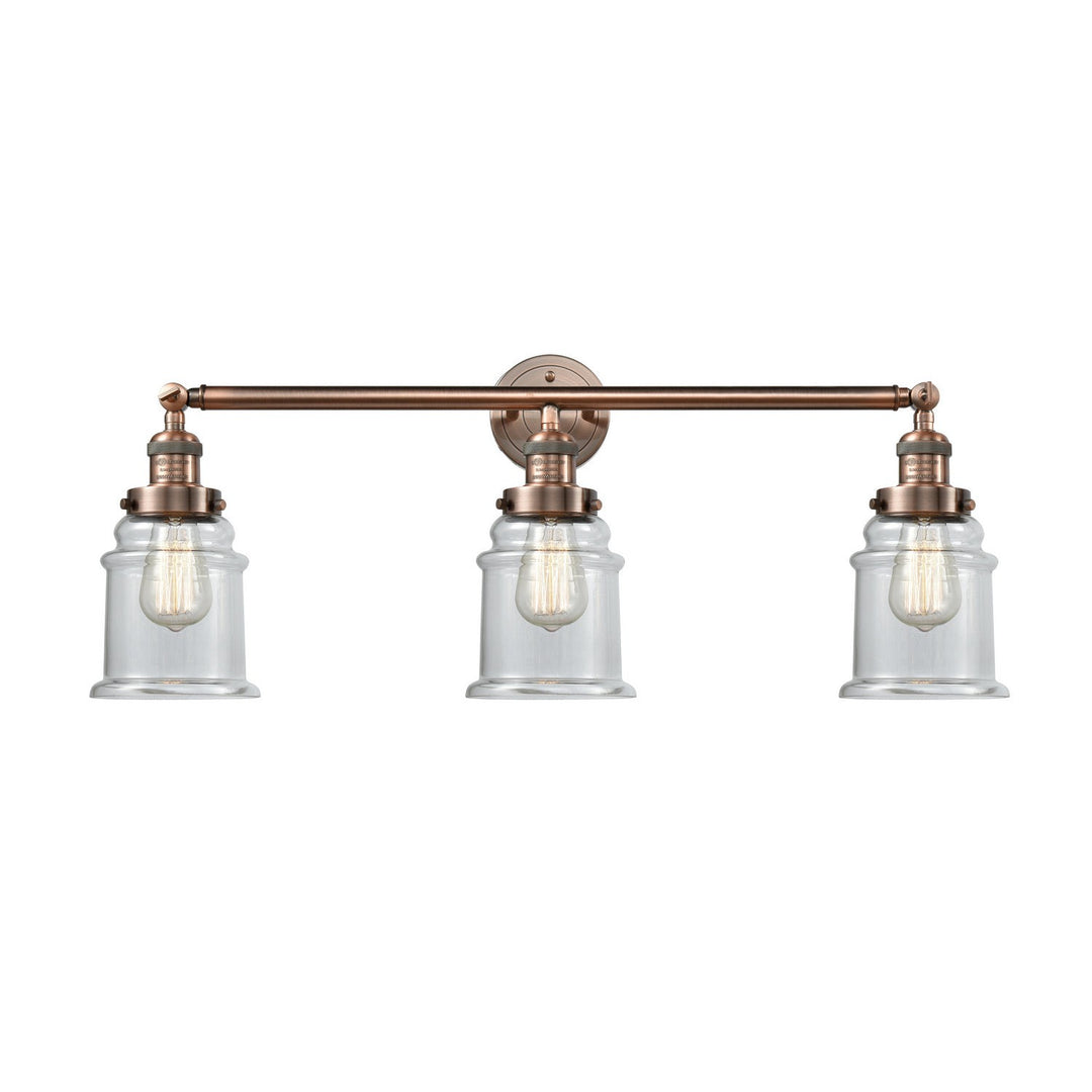 Innovations Franklin Restoration 205-AC-G182 Bath Vanity Light 30 in. wide - Antique Copper