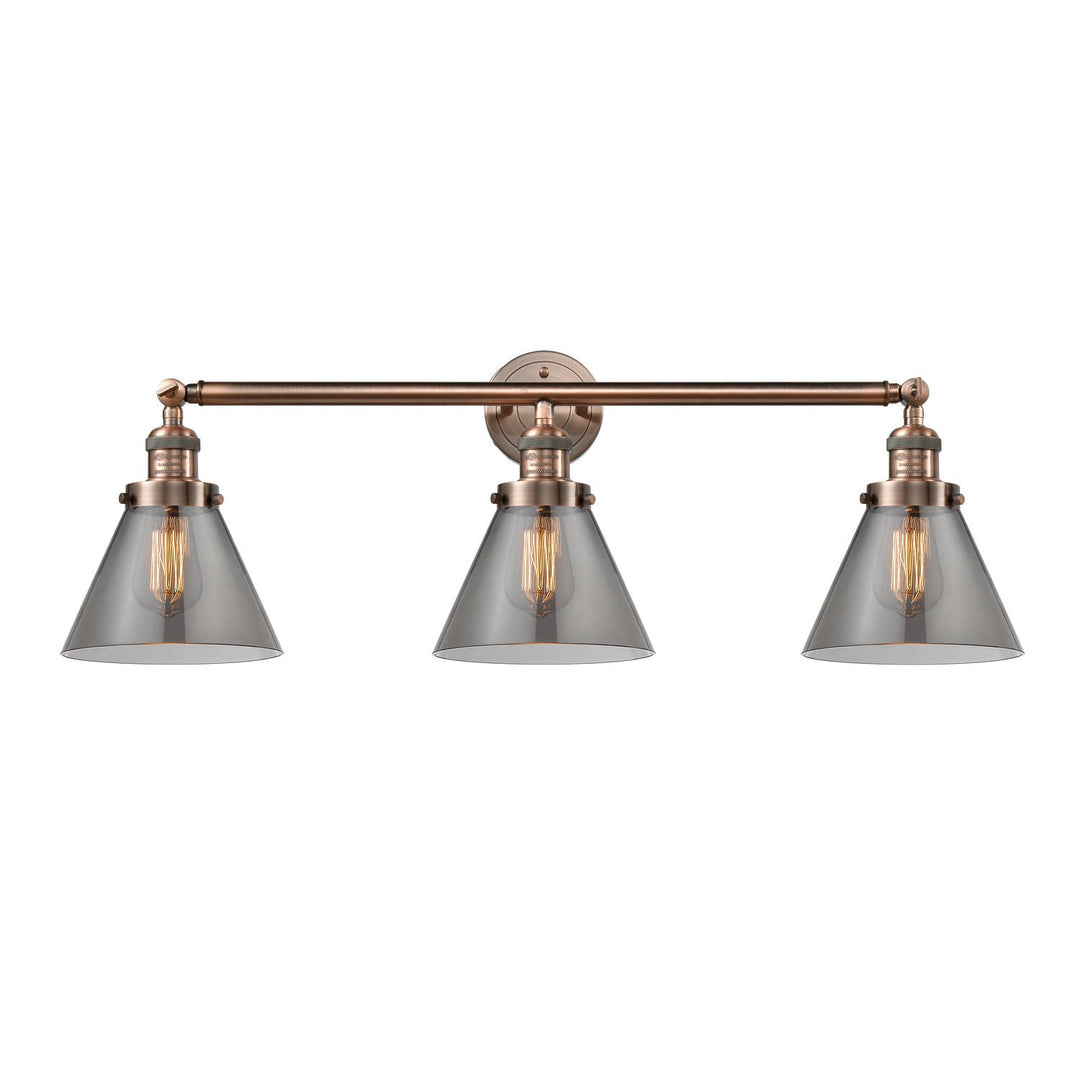 Innovations Franklin Restoration 205-AC-G43 Bath Vanity Light 32 in. wide - Antique Copper