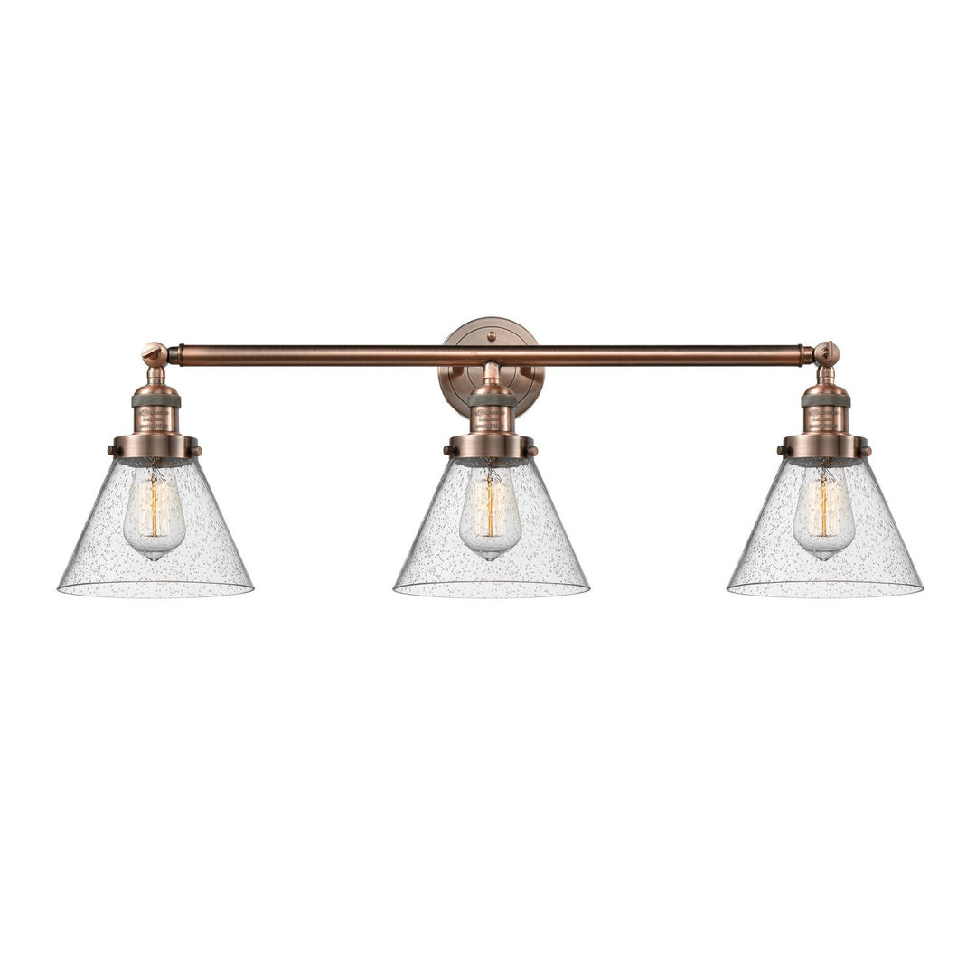 Innovations Franklin Restoration 205-AC-G44 Bath Vanity Light 32 in. wide - Antique Copper