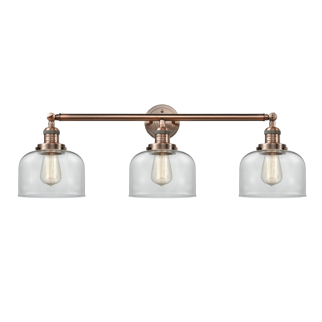 Innovations Franklin Restoration 205-AC-G72 Bath Vanity Light 32 in. wide - Antique Copper