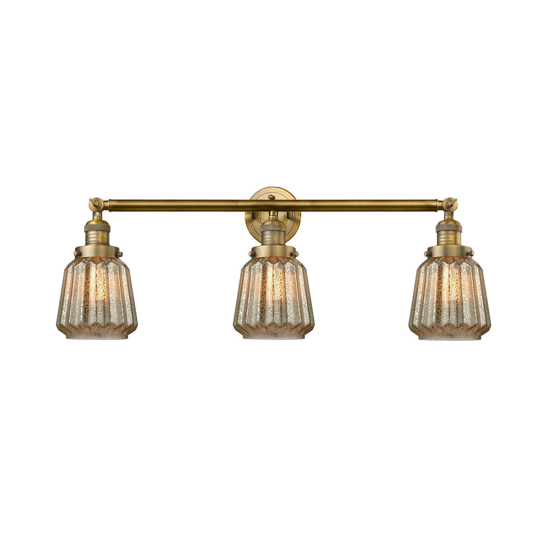 Innovations Franklin Restoration 205-BB-G146 Bath Vanity Light 30 in. wide - Brushed Brass