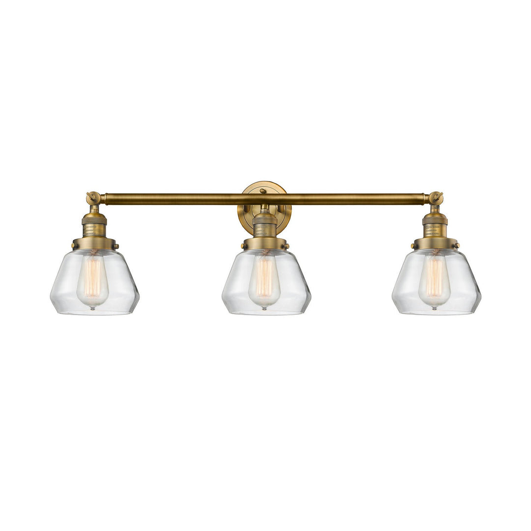 Innovations Franklin Restoration 205-BB-G172 Bath Vanity Light 30 in. wide - Brushed Brass