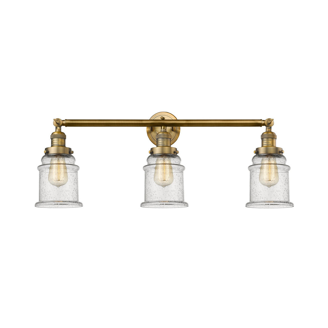 Innovations Franklin Restoration 205-BB-G184 Bath Vanity Light 30 in. wide - Brushed Brass