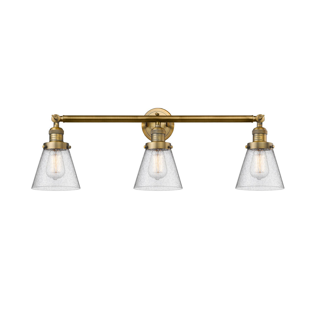 Innovations Franklin Restoration 205-BB-G64 Bath Vanity Light 30 in. wide - Brushed Brass