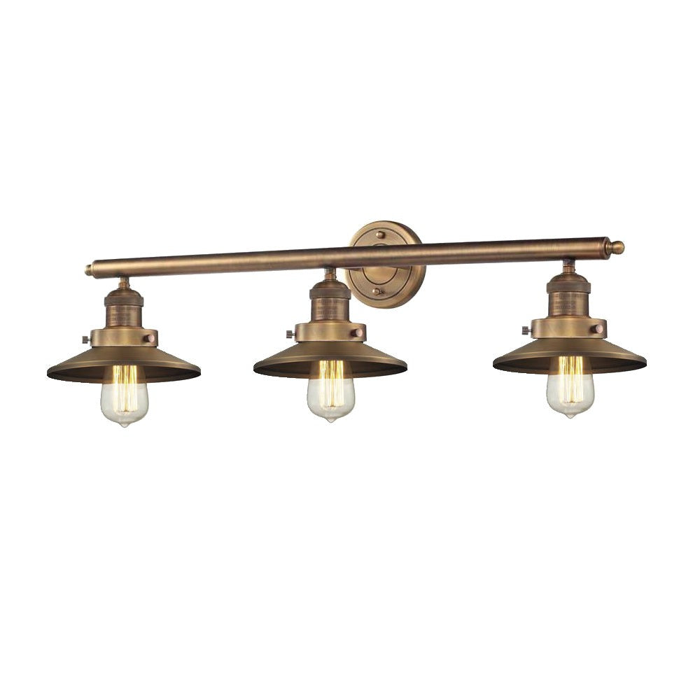 Innovations Franklin Restoration 205-BB-M4 Bath Vanity Light 32 in. wide - Brushed Brass