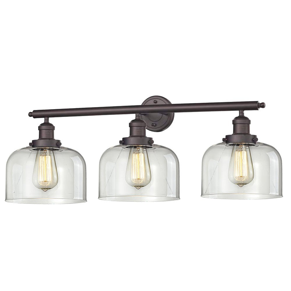 Innovations Franklin Restoration 205-OB-G73 Bath Vanity Light 32 in. wide - Oil Rubbed Bronze