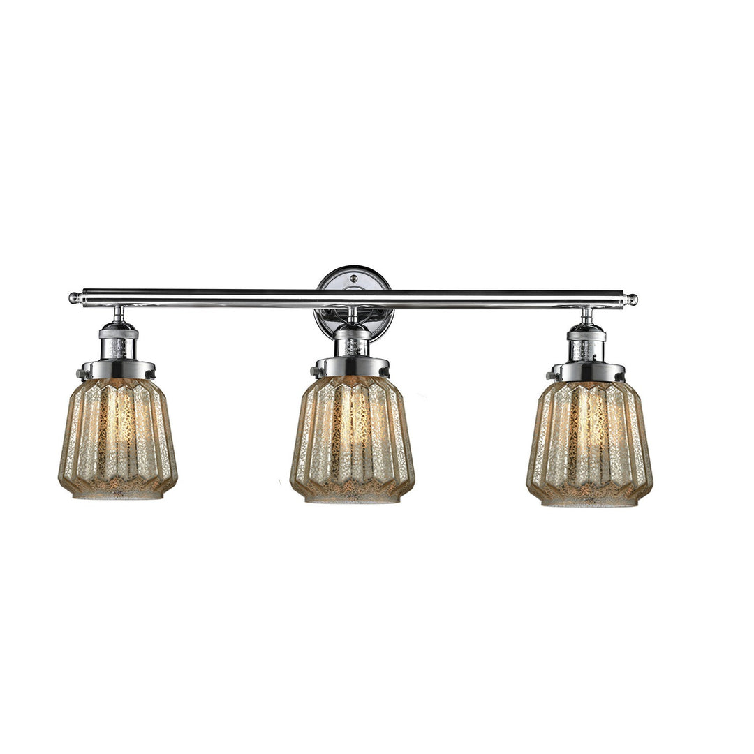 Innovations Franklin Restoration 205-PC-G146 Bath Vanity Light 30 in. wide - Polished Chrome