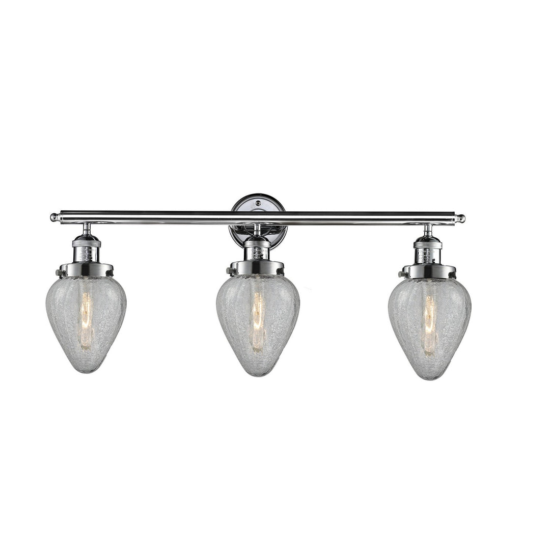 Innovations Franklin Restoration 205-PC-G165 Bath Vanity Light 32 in. wide - Polished Chrome