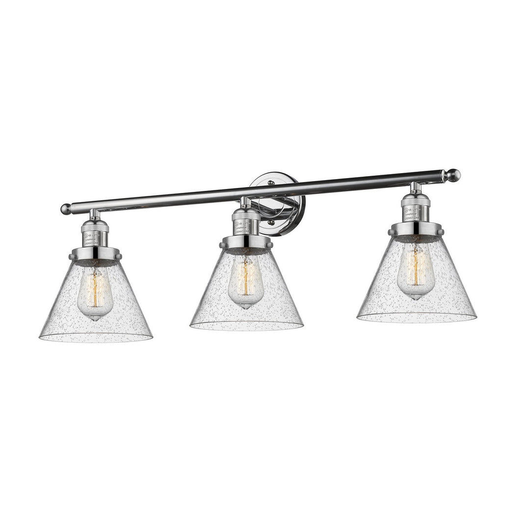 Innovations Franklin Restoration 205-PC-G44 Bath Vanity Light 32 in. wide - Polished Chrome