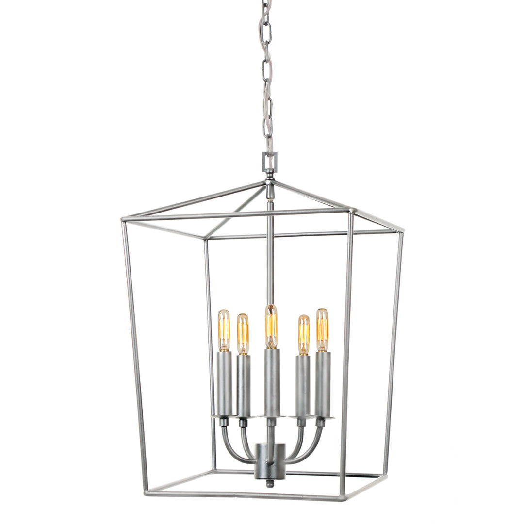 JVI Designs Austin 1142-23 Pendant Light - Aged Silver