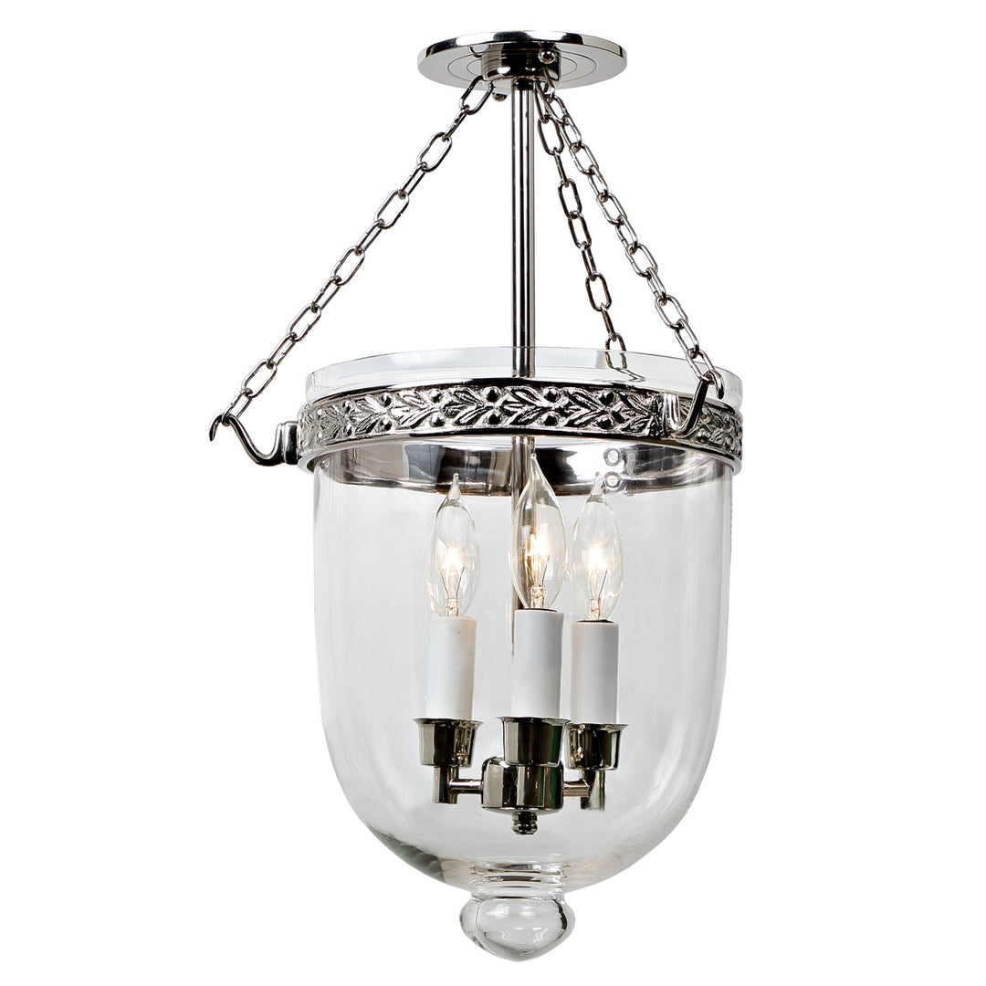 JVI Designs Kensington 1150-15 Ceiling Light - Polished Nickel