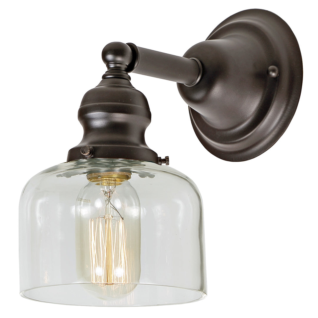 JVI Designs Union Square 1210-08 S4 Wall Light - Oil Rubbed Bronze