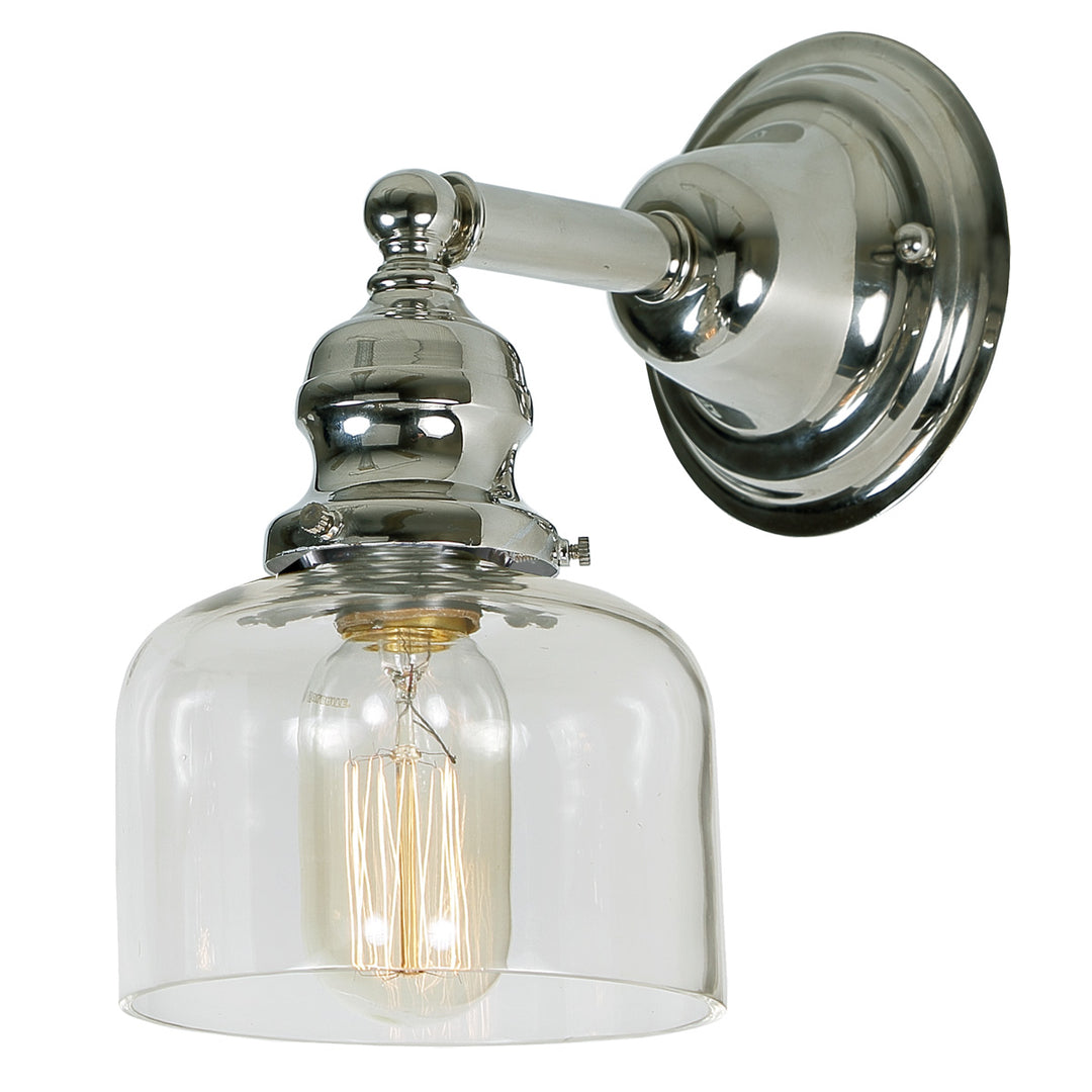 JVI Designs Union Square 1210-15 S4 Wall Light - Polished Nickel
