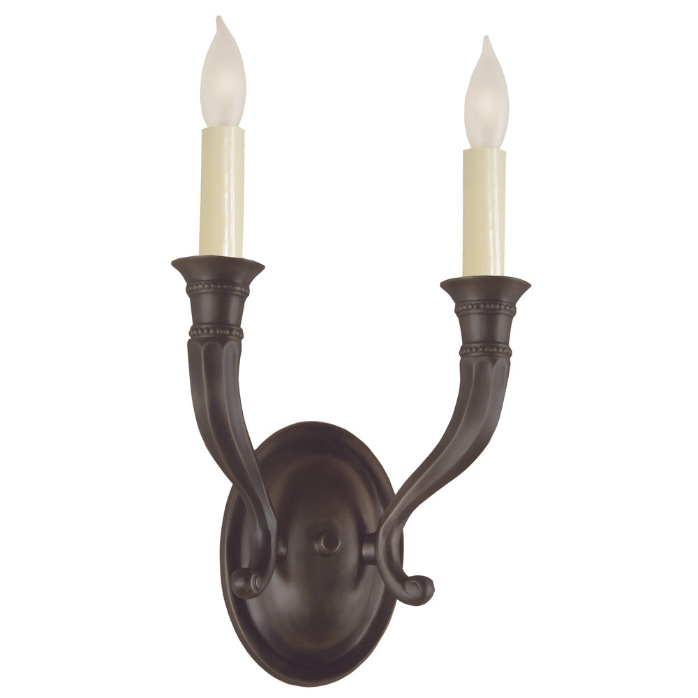 JVI Designs Traditional Brass 230-08 Wall Light - Oil Rubbed Bronze