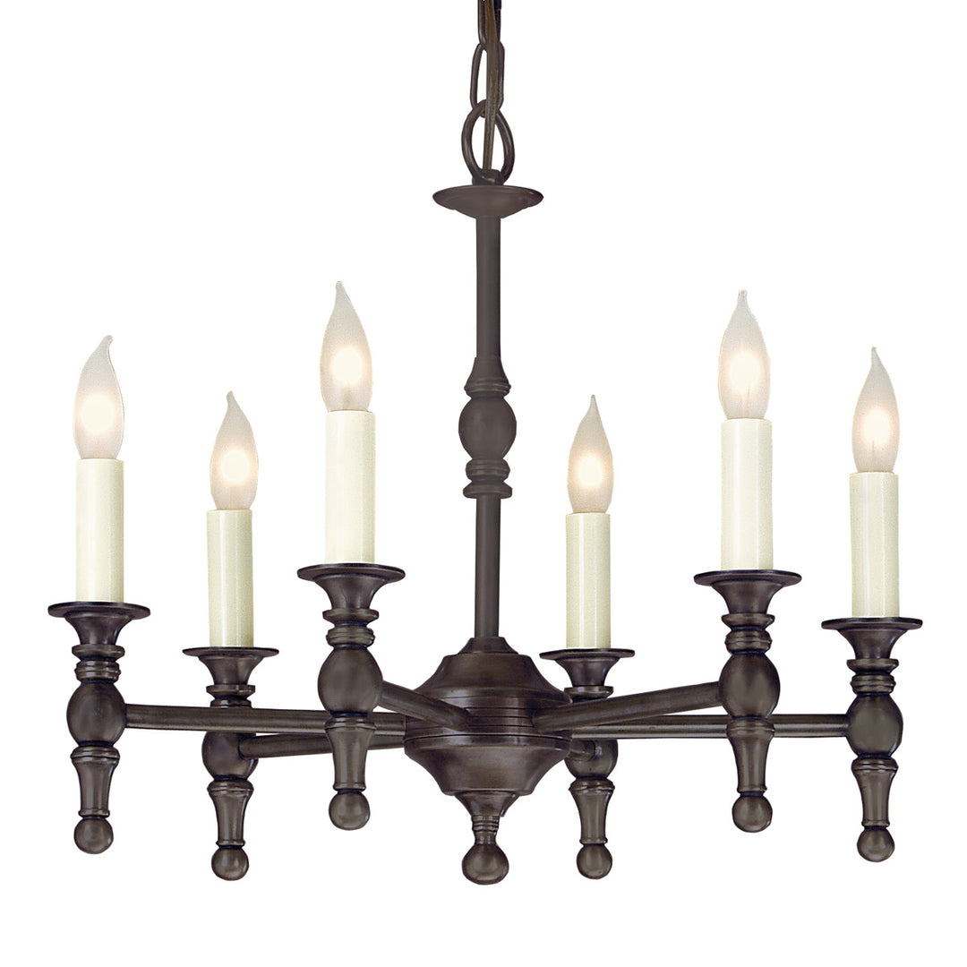 JVI Designs Traditional Brass 904-08 Chandelier Light - Oil Rubbed Bronze