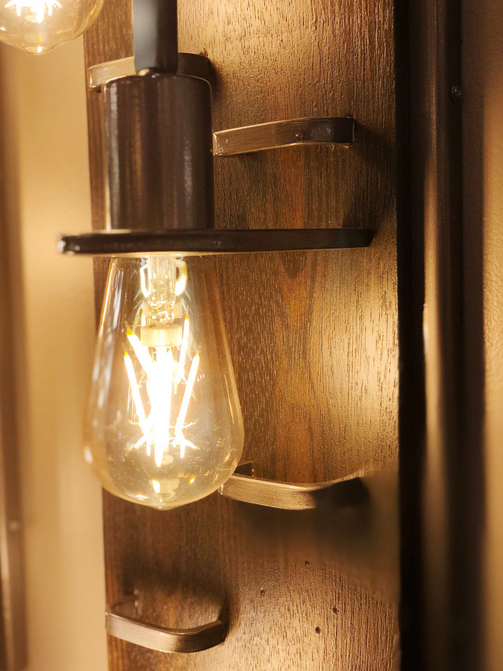 Varaluz Lofty 268W03SL Wall Sconce Light - Steel