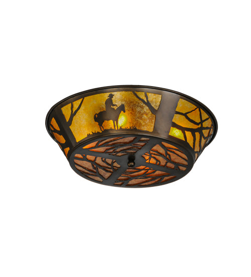 Meyda Tiffany Cowboy 81572 Ceiling Light - Antique Copper