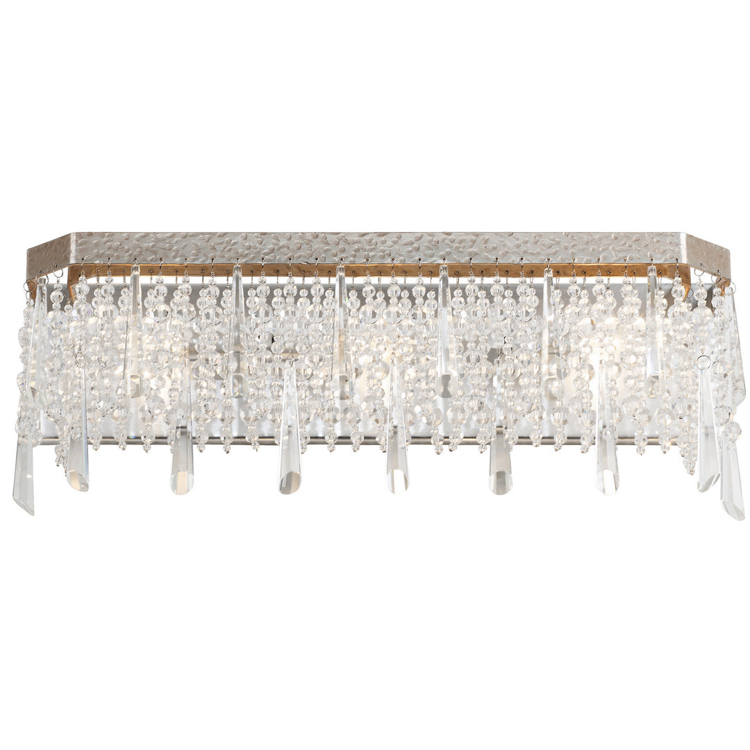 Varaluz Barcelona 270B03TR Bath Vanity Light 21 in. wide - Transcend Silver