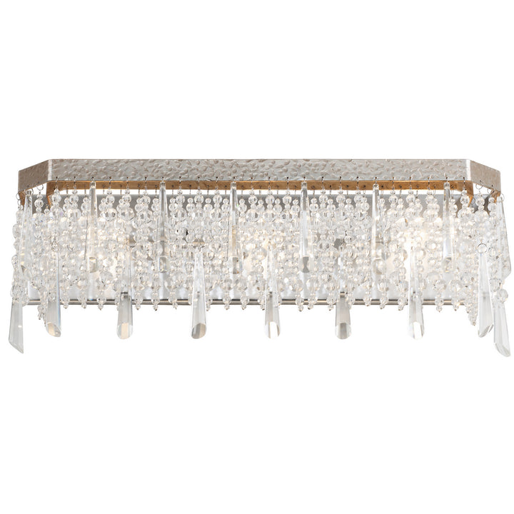 Varaluz Barcelona 270B03TR Bath Vanity Light 21 in. wide - Transcend Silver