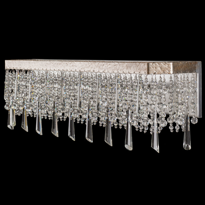Varaluz Barcelona 270B04TR Bath Vanity Light 27 in. wide - Transcend Silver