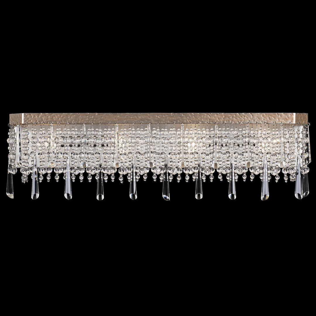 Varaluz Barcelona 270B04TR Bath Vanity Light 27 in. wide - Transcend Silver